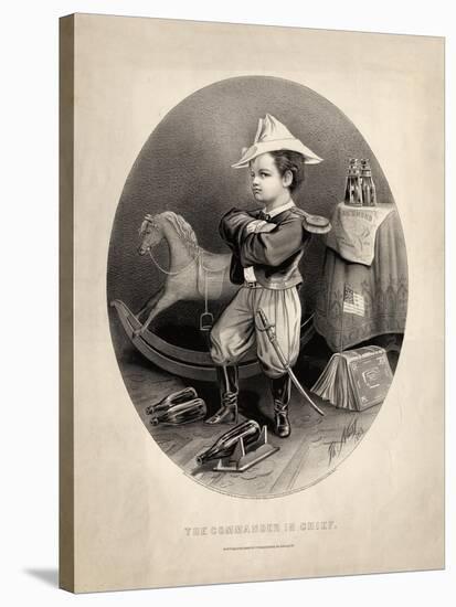 Commander in Chief, Pub. by Currier and Ives, 1863-Thomas Nast-Stretched Canvas