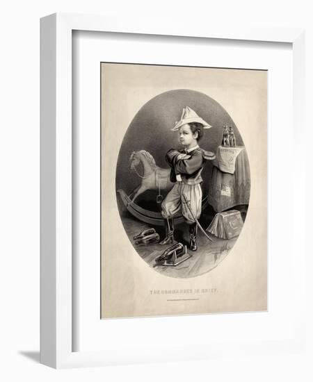 Commander in Chief, Pub. by Currier and Ives, 1863-Thomas Nast-Framed Giclee Print