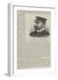 Commander Lionel Wells, Rn, Chief Officer of the Metropolitan Fire Brigade-null-Framed Giclee Print