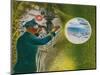 Commander Looking Through the Periscope, 1941-Eric Ravilious-Mounted Premium Giclee Print