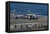 Commander of Naval Air Forces Arrives Aboard USS Carl Vinson-null-Framed Stretched Canvas
