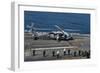Commander of Naval Air Forces Arrives Aboard USS Carl Vinson-null-Framed Photographic Print