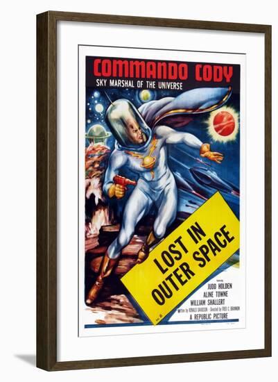 Commando Cody: Sky Marshal of the Universe, Episode 11: 'Lost in Outer Space,' 1953-null-Framed Art Print