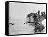 Commando Operations During the Invasion of Normandy, June 1944-English Photographer-Framed Stretched Canvas