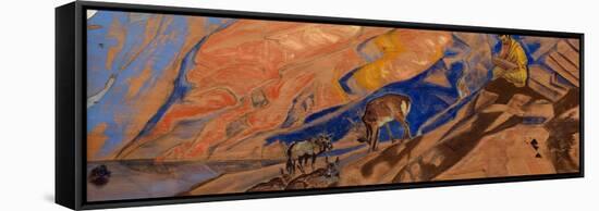 Commands of the Teacher, 1927-Nicholas Roerich-Framed Stretched Canvas
