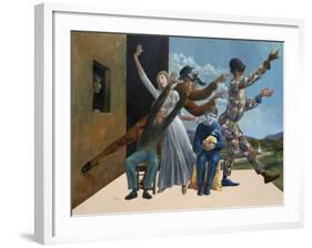 Commedia Dell'Arte-Andre Rouillard-Framed Giclee Print