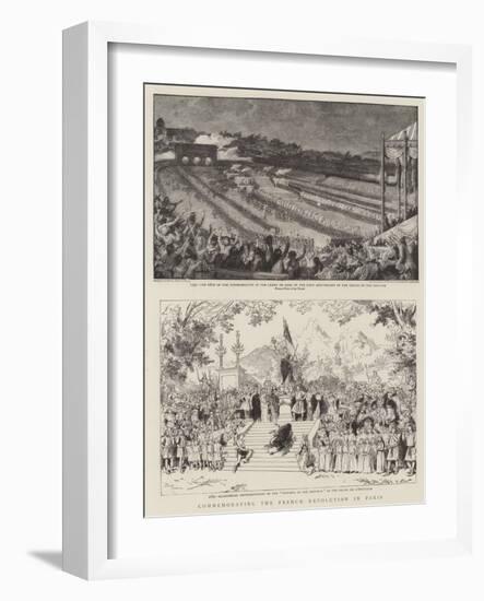 Commemorating the French Revolution in Paris-Adrien Emmanuel Marie-Framed Giclee Print