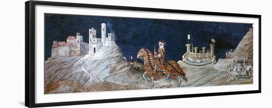 Commemoration ..At the Siege of Montemassi..., 1328-Simone Martini-Framed Premium Giclee Print