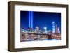 Commemoration Lights Manhattan-null-Framed Art Print