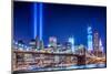 Commemoration Lights Manhattan-null-Mounted Art Print