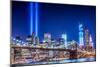 Commemoration Lights Manhattan-null-Mounted Art Print