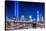 Commemoration Lights Manhattan-null-Stretched Canvas