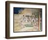 Commemoration of Guidoriccio Da Fogliano at the Siege of Montemassi, Detail of the Military…-Simone Martini-Framed Giclee Print