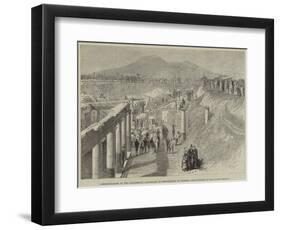 Commemoration of the Eighteenth Centenary of the Destruction of Pompeii-Thomas Harrington Wilson-Framed Giclee Print
