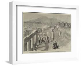 Commemoration of the Eighteenth Centenary of the Destruction of Pompeii-Thomas Harrington Wilson-Framed Giclee Print