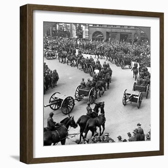 Commemoration of the End of World War I, London, 1919-null-Framed Photographic Print
