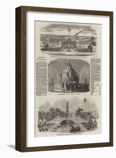 Commemoration of the Peace of Aix-La-Chapelle, 1748-null-Framed Giclee Print