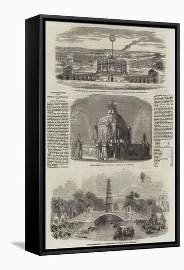 Commemoration of the Peace of Aix-La-Chapelle, 1748-null-Framed Stretched Canvas
