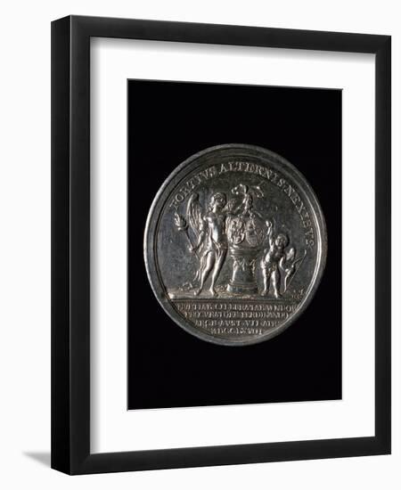 Commemorative Medal for Wedding of Ferdinand IV, King of Naples and Sicily-null-Framed Premium Giclee Print