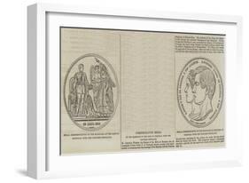 Commemorative Medal-null-Framed Giclee Print