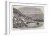 Commencement at Valparaiso of the Railway to Santiago-null-Framed Giclee Print