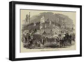 Commencement of the Ipswich and Bury St Edmund's Railway-null-Framed Giclee Print