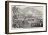 Commencement of the Lisbon Railway, by the Queen of Portugal-null-Framed Giclee Print