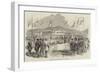 Commencement of the Norwegian Railway at Christiania-null-Framed Giclee Print