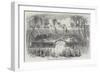 Commencement of the Pernambuco Railway, on the Island of Nogueira-null-Framed Giclee Print