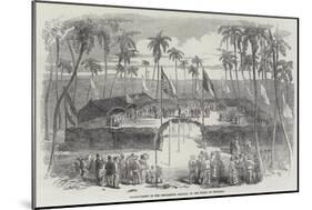 Commencement of the Pernambuco Railway, on the Island of Nogueira-null-Mounted Giclee Print