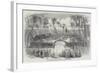 Commencement of the Pernambuco Railway, on the Island of Nogueira-null-Framed Giclee Print