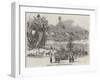 Commencement of the Quebec and Richmond Railway-null-Framed Giclee Print