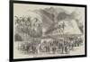 Commencement of the Works of the Petropolis Railway by the Emperor of Brazil-null-Framed Giclee Print