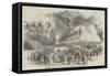 Commencement of the Works of the Petropolis Railway by the Emperor of Brazil-null-Framed Stretched Canvas