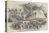 Commencement of the Works of the Petropolis Railway by the Emperor of Brazil-null-Stretched Canvas