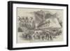 Commencement of the Works of the Petropolis Railway by the Emperor of Brazil-null-Framed Giclee Print