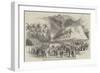 Commencement of the Works of the Petropolis Railway by the Emperor of Brazil-null-Framed Giclee Print