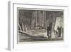 Commencement of Westminster-Bridge, the Works by the Electric Light-null-Framed Giclee Print