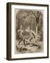 Comment deux amis deviennent ennemis (Duel between Philippe de Taverney and Charny)-Félix Philippoteaux-Framed Giclee Print