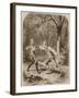 Comment deux amis deviennent ennemis (Duel between Philippe de Taverney and Charny)-Félix Philippoteaux-Framed Giclee Print