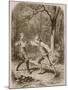 Comment deux amis deviennent ennemis (Duel between Philippe de Taverney and Charny)-Félix Philippoteaux-Mounted Giclee Print
