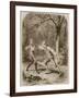 Comment deux amis deviennent ennemis (Duel between Philippe de Taverney and Charny)-Félix Philippoteaux-Framed Giclee Print