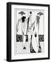 Comment Tristan but Le Philtre D'amour, C.1894 (Litho)-Aubrey Beardsley-Framed Giclee Print