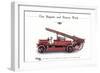 Commer Fire Engine-null-Framed Art Print