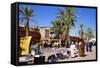 Commerce Along the Street of the Medina, Marrakech, Morocco, North Africa, Africa-Guy Thouvenin-Framed Stretched Canvas