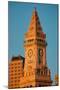 Commerce House Tower (built 1910) and Boston Skyline at sunrise as photographed from Lewis Wharf...-null-Mounted Photographic Print