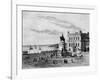 Commerce Square, Lisbon, Portugal, 19th Century-Charles Barbant-Framed Giclee Print