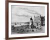 Commerce Square, Lisbon, Portugal, 19th Century-Charles Barbant-Framed Giclee Print