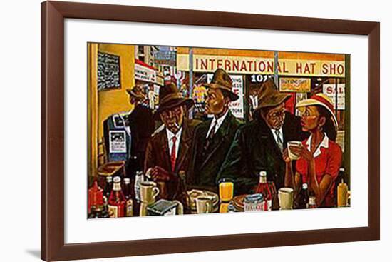 Commerce Street-Ernest Watson-Framed Art Print