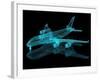 Commercial Aircraft Mesh-nmcandre-Framed Art Print